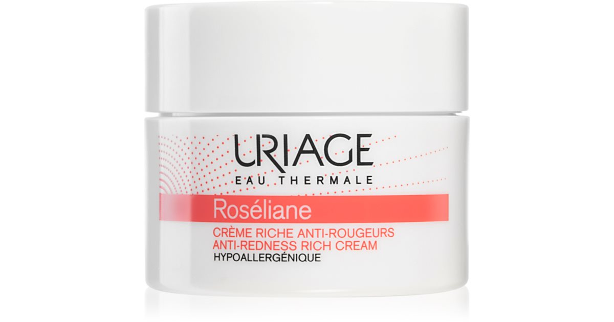 Uriage Ros Liane Anti Redness Rich Cream Nourishing Day Cream For