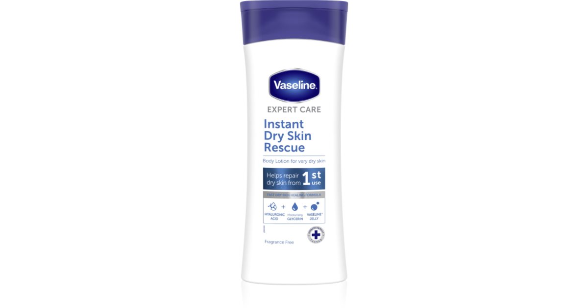 Vaseline Instant Dry Skin Rescue Leche Corporal Para Pieles Muy Secas