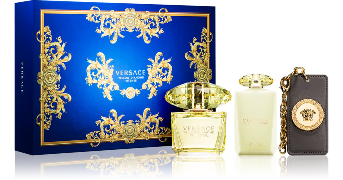 Versace Yellow Diamond Intense Coffret Cadeau VII Pour Femme Notino Fr