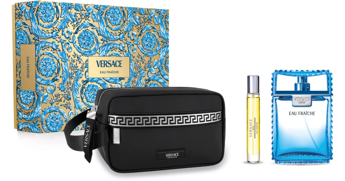 Versace Eau Fraîche gift set for men notino co uk