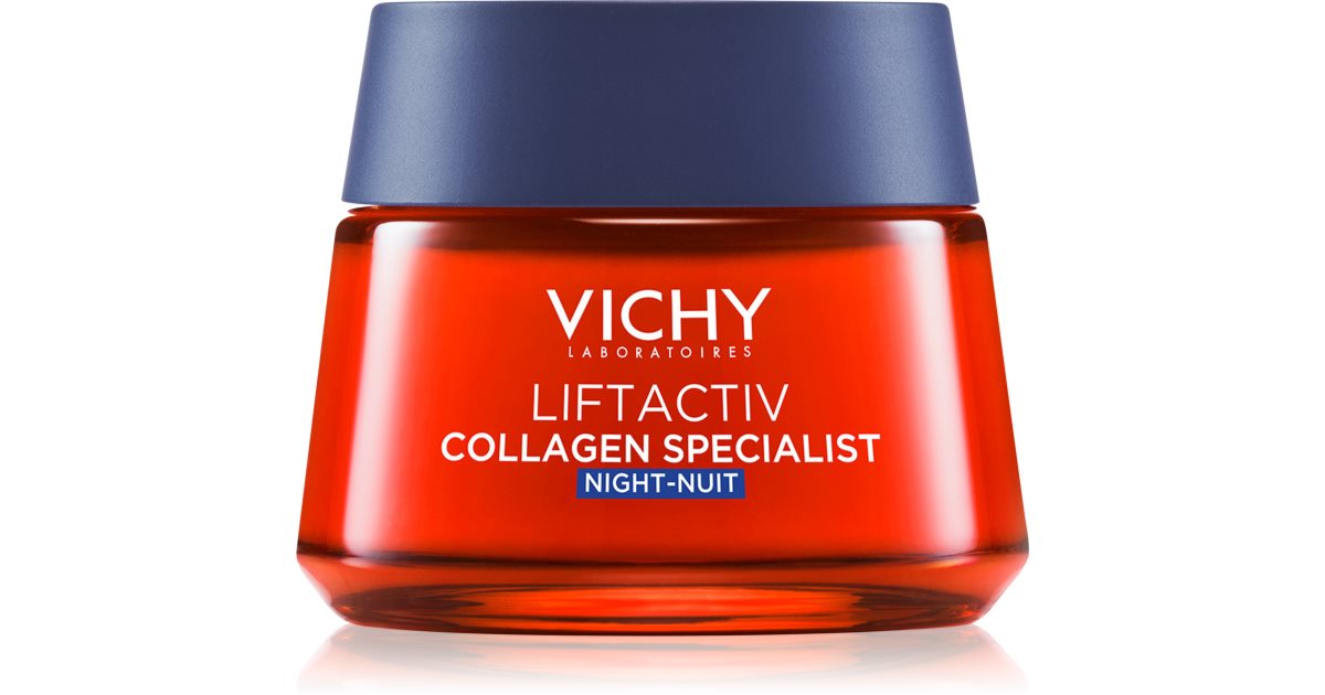 Vichy Liftactiv Collagen Specialist krem ujędrniający na noc przeciw