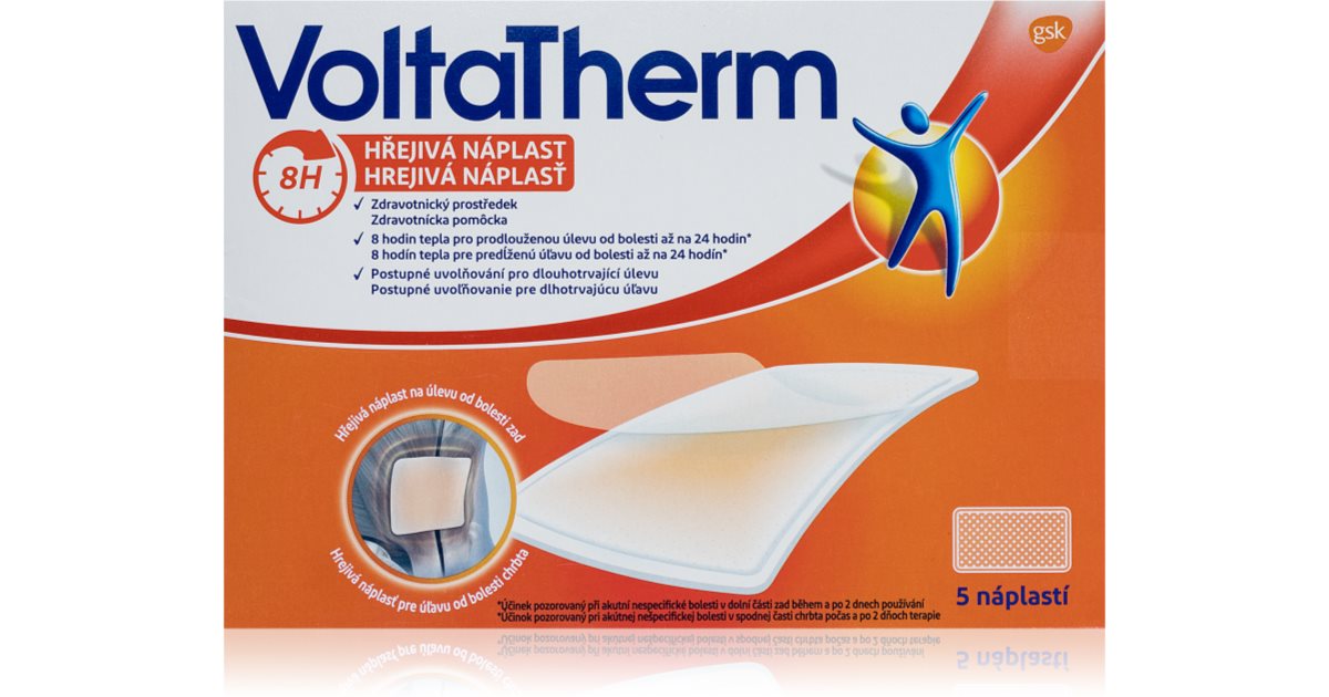 VoltaTherm VoltaTherm Pansement Chauffant Pour Soulager Les Douleurs