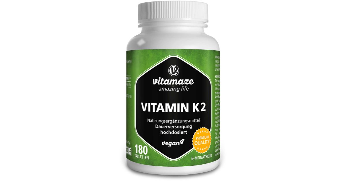 Vitamaze Vitamin K G Hochdosiert Tabletten F R Gesunde Z Hne