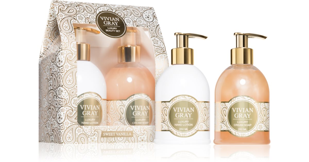 Vivian Gray Romance Vanilla Patchouli Coffret Cadeau Mains Notino Fr