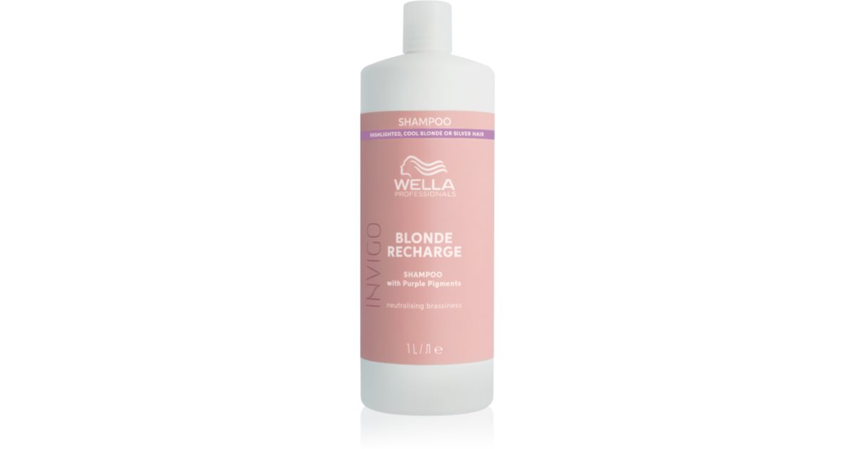 Wella Professionals Invigo Blonde Recharge Champ Para Cabello Rubio