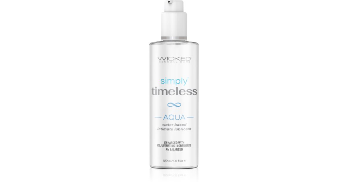 Wicked Simply Timeless Aqua Gel Lubrifiant Notino Fr