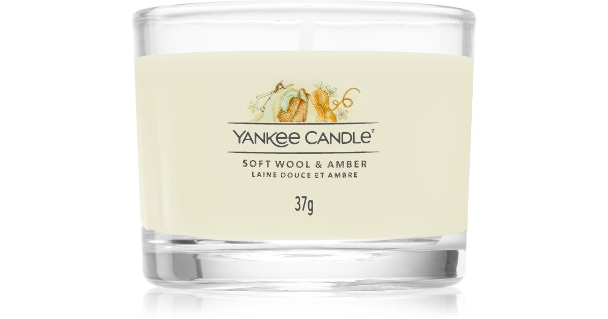 Yankee Candle Soft Wool Amber Velas Votivas Notino Pt