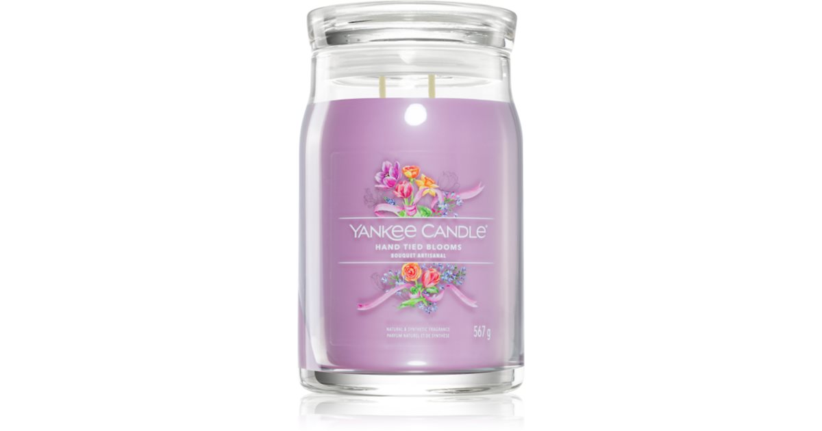 Yankee Candle Hand Tied Blooms vonná svíčka Signature notino cz