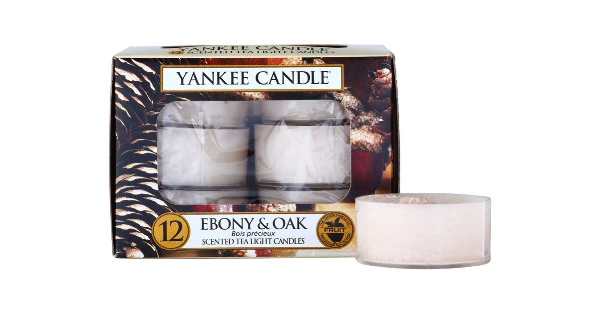 Yankee Candle Ebony Oak Wieczka Typu Tealight X G Notino Pl