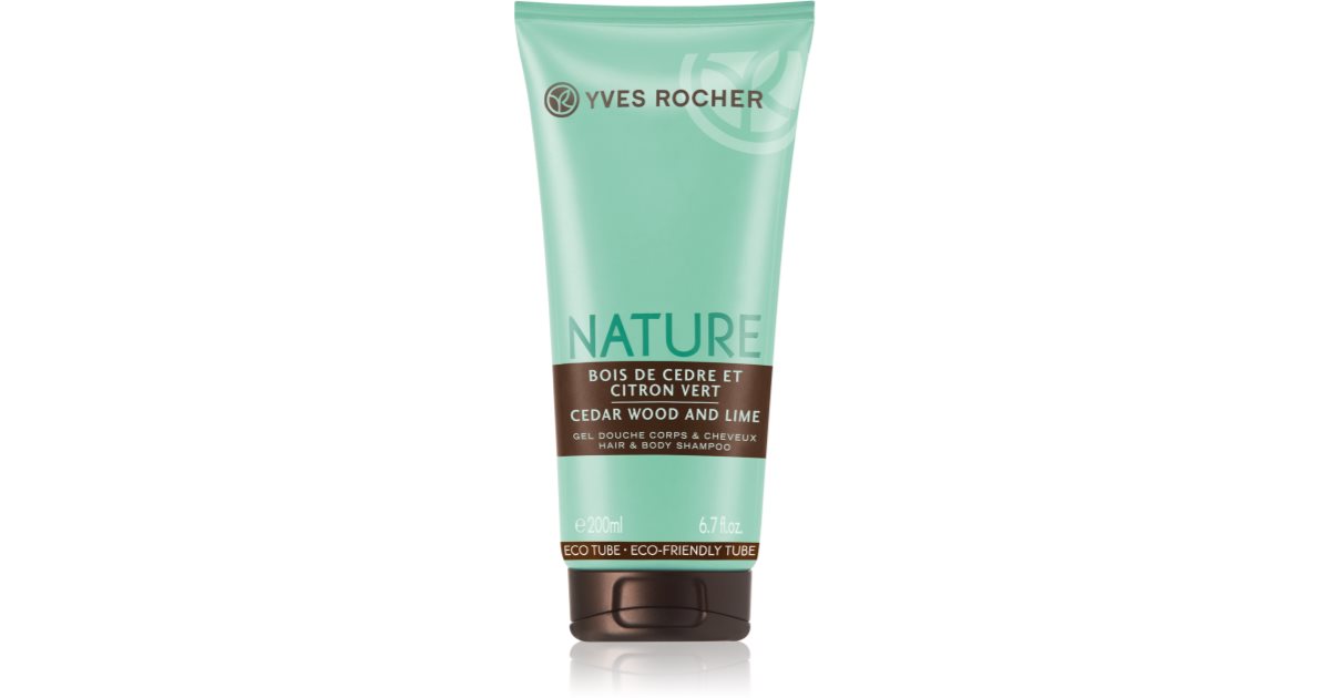 Yves Rocher Nature Cedar Wood Lime Duschgel F R Kropp Och H R Notino Se