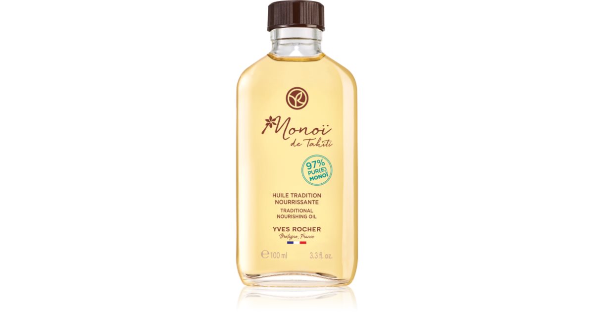 Yves Rocher Monoi De Tahiti Nourishing Oil For Body And Hair Notino Ie