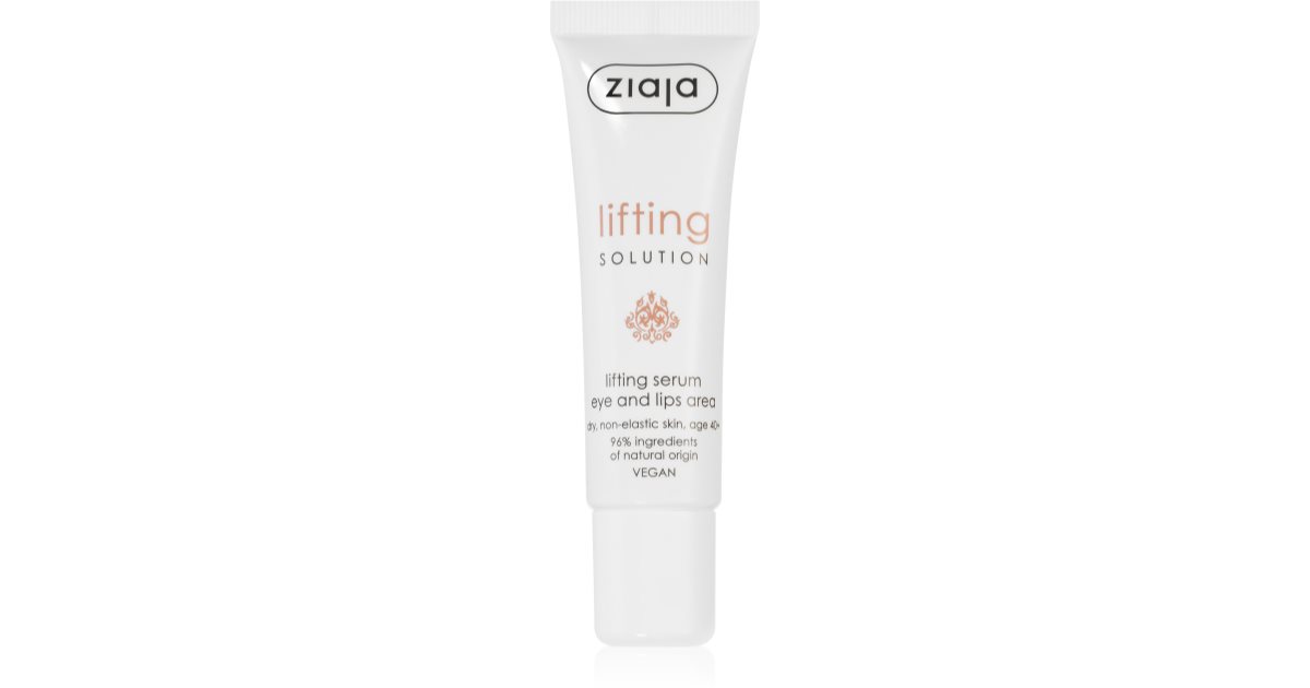 Ziaja Lifting Solution sérum liftant contour des yeux et lèvres notino fr