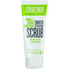 clearskin pore & shine control black exfoliating cleanser