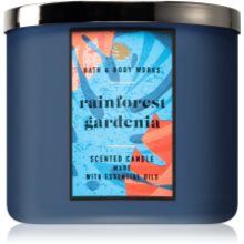2 Bougies Parfumées Bath & Body Works Rainforest Gardenia 14.5 Oz - 3 Mèches, Grandes, Neuves