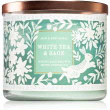 bath and body works candle white tea and sage