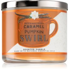 Bath & Body Works Caramel Pumpkin Swirl bougie parfumée aux huiles essentielles | notino.fr