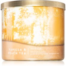 vanilla and peach tea candle bath and body works