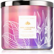 bath and body works pink pineapple candle