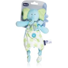 Doudou Attache-Sucette Chicco Pocket Friend Éléphant - Pour Garder La Sucette Propre