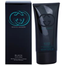 gucci guilty black men's shower gel