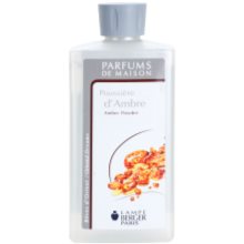 Maison Berger Paris Catalytic Lamp Refill Amber Powder Lampe Berger Lamp, 500ml, Delicate Powder Parfum De Maison