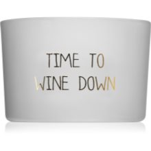 My Flame Amber's Secret Time To Wine Down ароматна свещ с дървен фитил