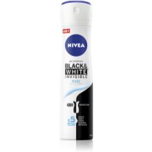 Nivea Invisible Black White Pure Antiperspirant deodorant til at behandle hvide og gule pletter | notino.dk
