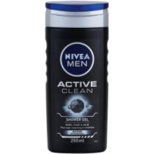 Nivea Men Active Clean Duschgel Fur Gesicht Korper Und Haare Fur Herren