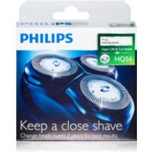 Philips HQ56/50 Ersatzscherköpfe – 3 Stück Für Rasierer Der Serien HQ54, HQ58, HQ64, HQ66, HQ68, HQ69