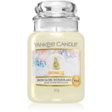 Set Regalo Yankee Candle: 3 Candele Votive Profumate Snow Globe Wonderland (White Spruce, Silver Sage, Smoked Vanilla)
