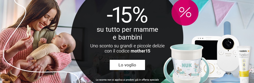 W40 - 15 % sleva na Matka a dítě