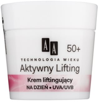 AA Cosmetics Age Technology Active Lifting vyhlazující krém pro zpevnění kontur obličeje 50+