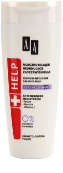 AA Cosmetics Help Dilated Capillaries zklidňující pleťové mléko pro citlivou pleť se sklonem ke zčervenání