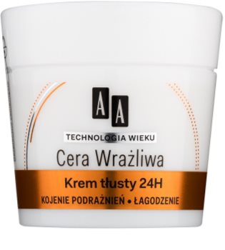 AA Cosmetics Age Technology Sensitive Skin zklidňující a regenerační krém pro normální a suchou pleť