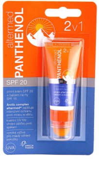 Altermed Panthenol Winter zimní krém SPF 20 + balzám na rty SPF 15 2 v 1