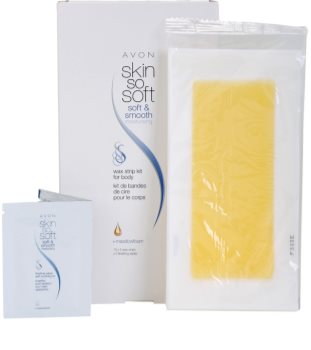 Avon Skin So Soft Smooth hydratační voskové depilační pásky na tělo