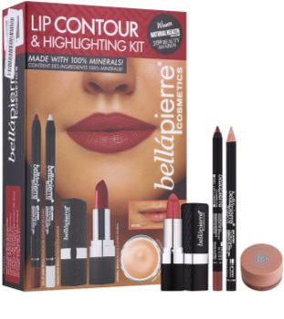 BelláPierre Lip Contour & Highlighting Kit kozmetická sada I.