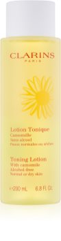 Clarins Cleansers lozione tonica trattante alla camomilla per pelli normali e secche