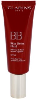 Clarins Face Make-Up BB Skin Detox Fluid BB cream con effetto idratante SPF 25