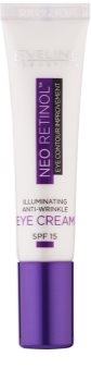 Eveline Cosmetics Neo Retinol protivráskový rozjasňující oční krém SPF 15