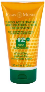 Frais Monde Sun Bodymilch für schnelleres Bräunen SPF 12