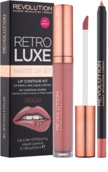 Makeup Revolution Retro Luxe Mattes Lippenset