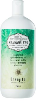 Oranjito Massage Pro masážní mléko se zeleným čajem