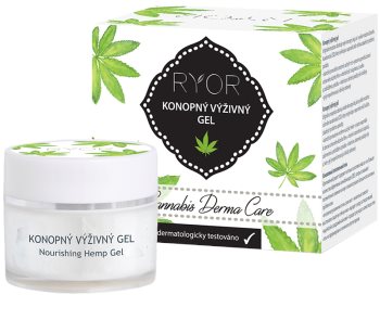 RYOR Cannabis Derma Care konopný výživný gel na obličej a tělo