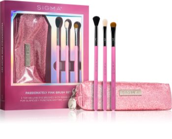 Sigma Beauty Passionately Pink sada štětců s pouzdrem
