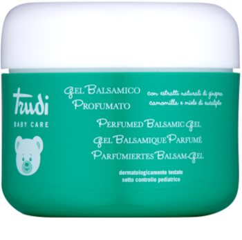 Trudi Baby Care gel balsamico profumato con estratti naturali di ginepro, camomilla e miele di eucalipto