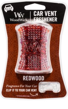 Woodwick Red Wood vôňa do auta clip