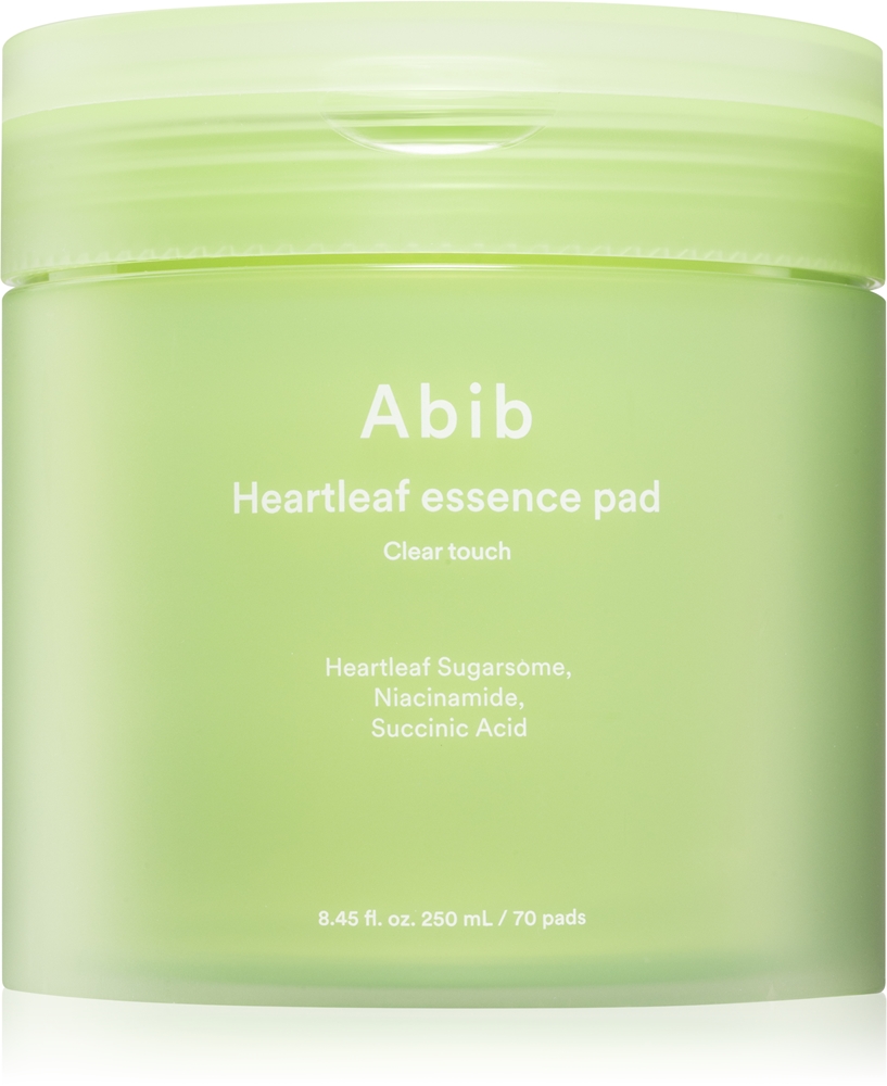 Пэды для лица Abib Heartleaf Clear Touch Essence Pad с эссенцией, успокаивающие, 70 шт