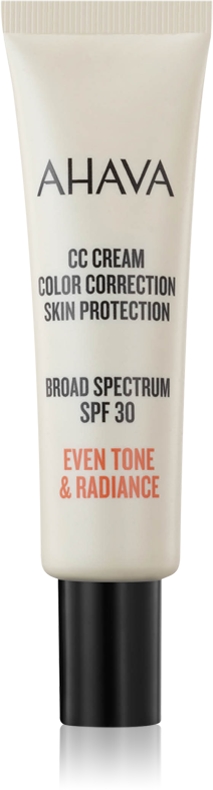 Крем CC для лица AHAVA CC Cream Color Correction тонирующий, с защитой от солнца, 30 мл SPF 30