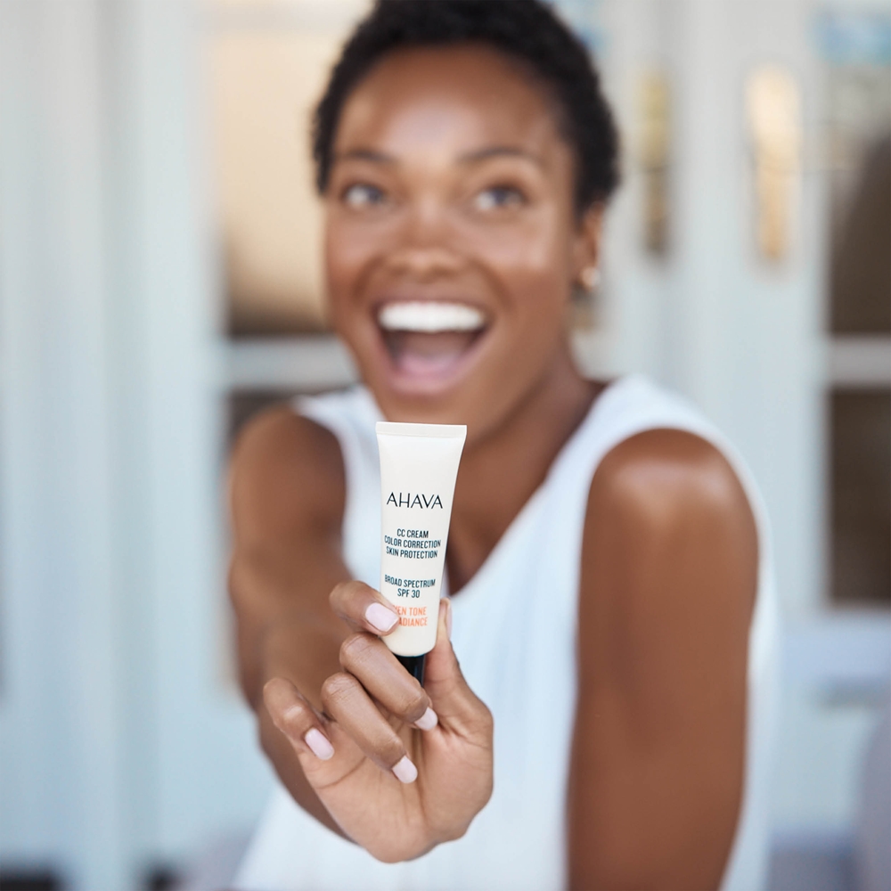 Крем CC для лица AHAVA CC Cream Color Correction тонирующий, с защитой от солнца, 30 мл SPF 30 — фото 6